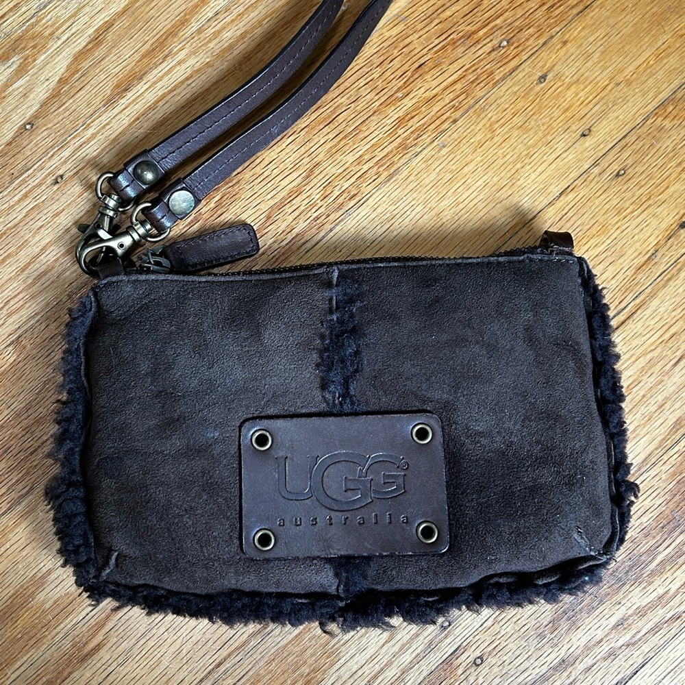 UGG Dark Brown Wristlet